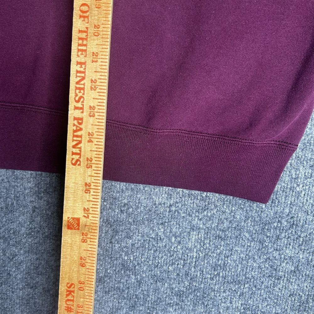 Vintage San Francisco 49ers Crewneck Sweatshirt Size Large Burgundy - Picture 4 of 6